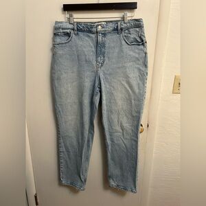 Abercrombie & Fitch Jeans Womens 33/16 Short 90's Straight Ultra High Rise